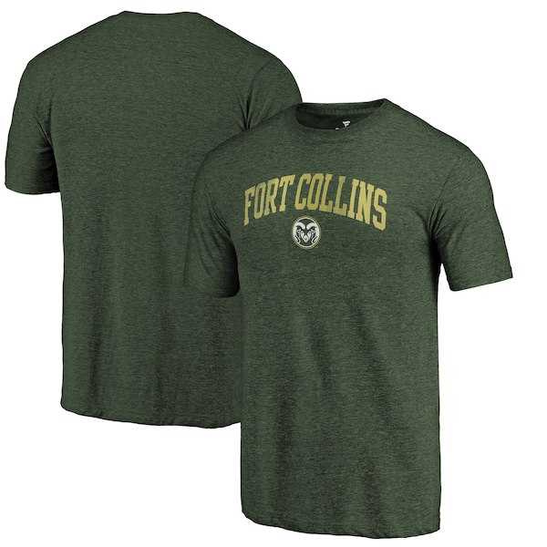 Colorado State Rams Fanatics Branded Green Arched City Tri Blend T-Shirt,We sell and wholesale Colorado State Rams Fanatics Branded Green Arched City Tri Blend T-Shirt on line form chian!
